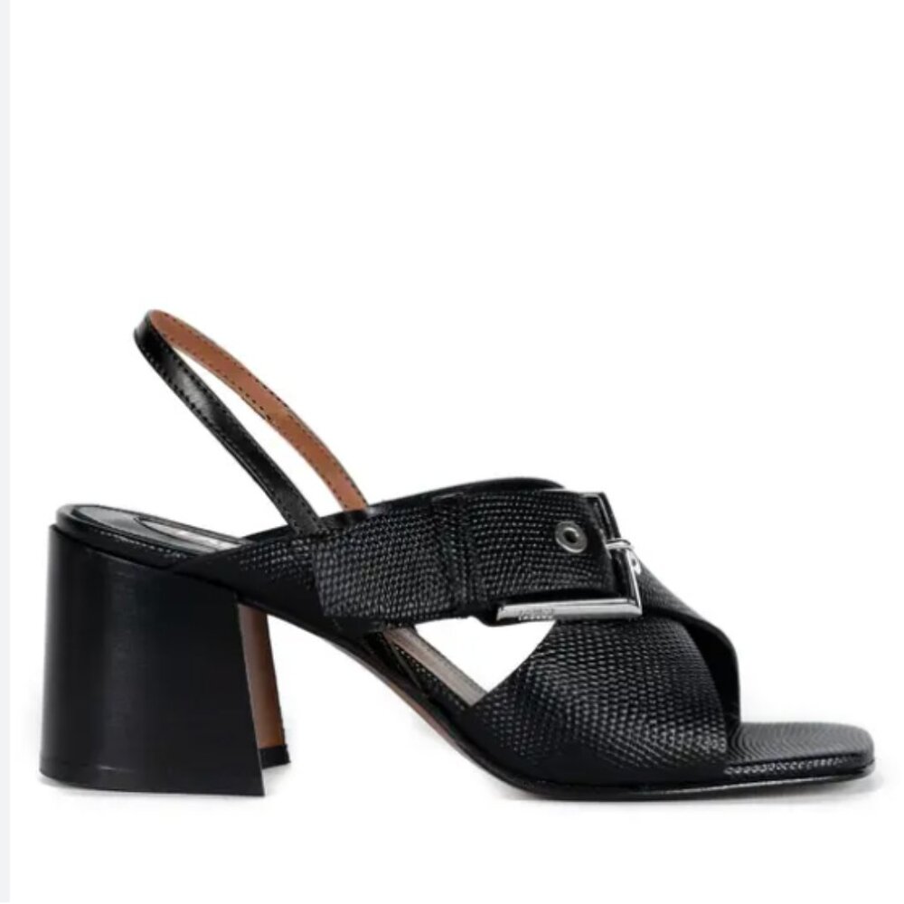 Labucq Chan Sandal - Nero Emboss